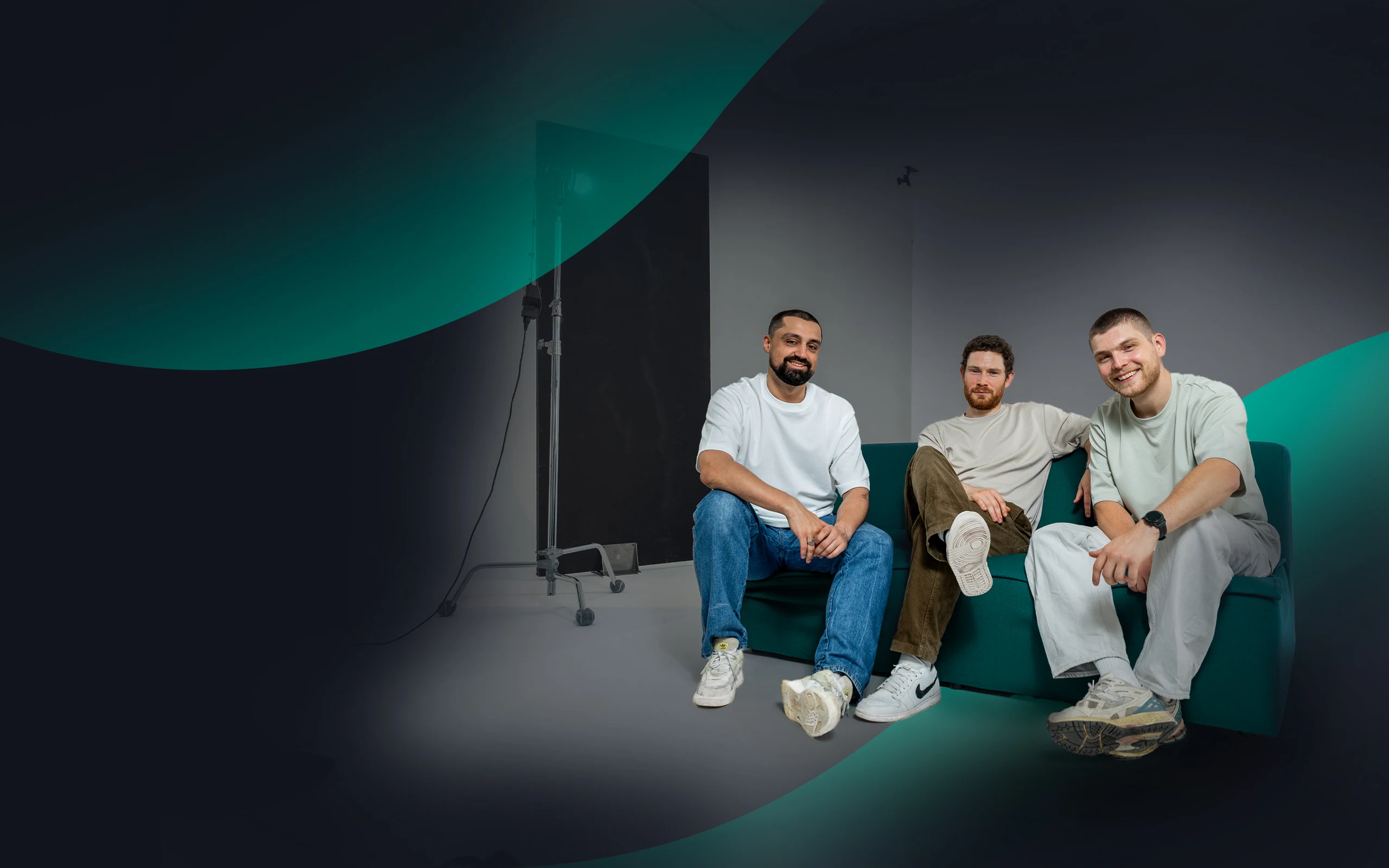 Das Gründerteam von SmartMedic: Alexander Lemaire, Robin Schmidt und Niklas Lemaire.